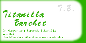 titanilla barchet business card